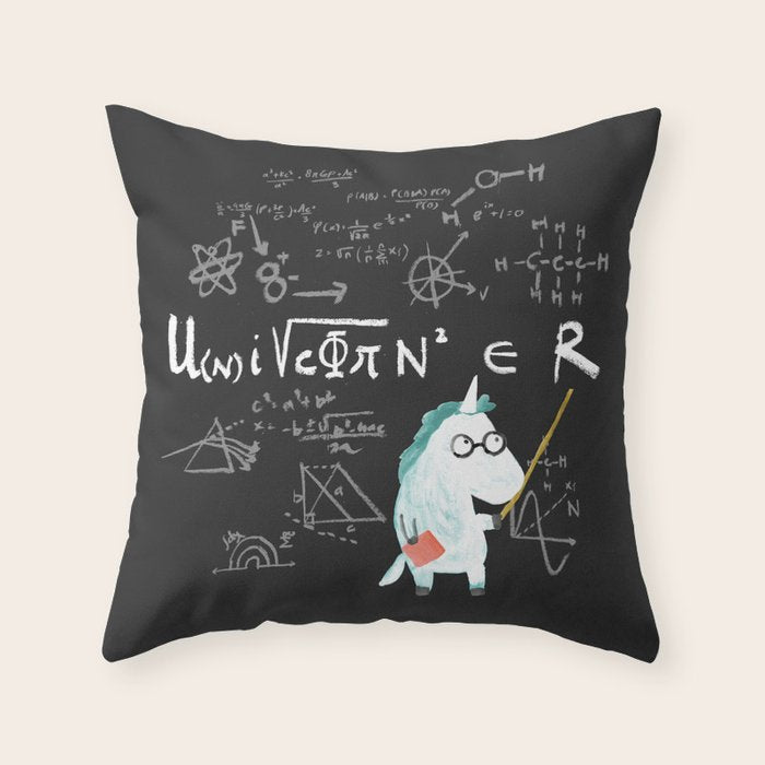 Unicorn = real Throw Pillow Gallery Image 1