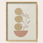 Desert Botanicals and Organic Shapes in Terracotta, Gold, and Blush Serving Tray Gallery Image 1