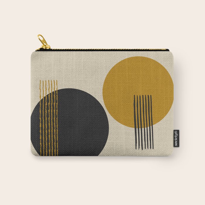 abstract sun and moon  Carry All Pouch Gallery Image 1