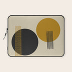 abstract sun and moon  Laptop Sleeve Gallery Image 1