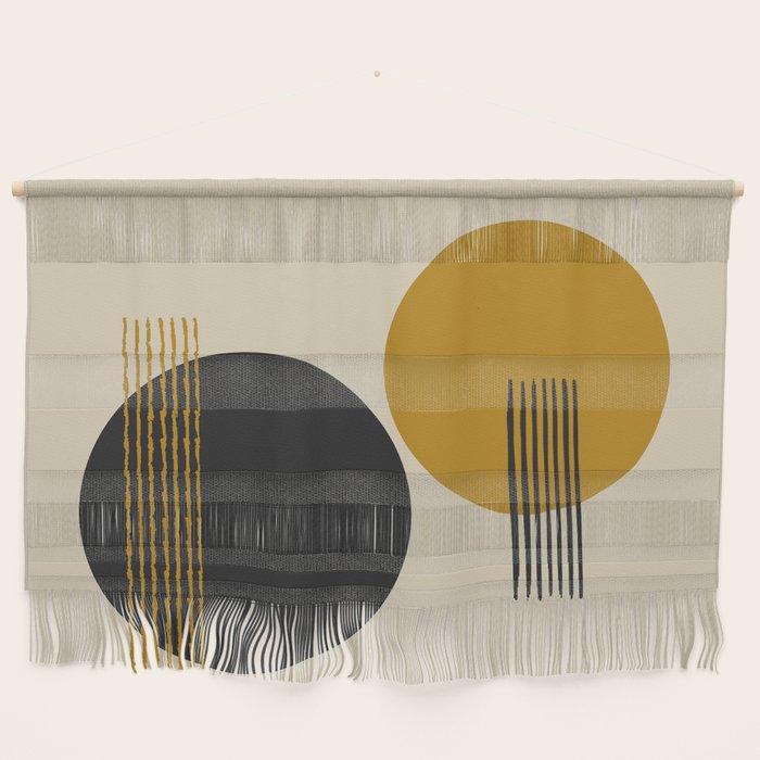 abstract sun and moon  Wall Hanging Gallery Image 1