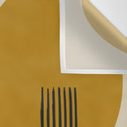 abstract sun and moon  Wall Tapestry Gallery Image 3