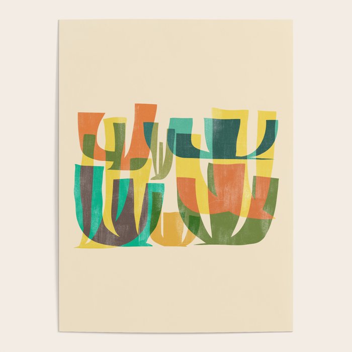 Desert vegetation Poster Gallery Image 1