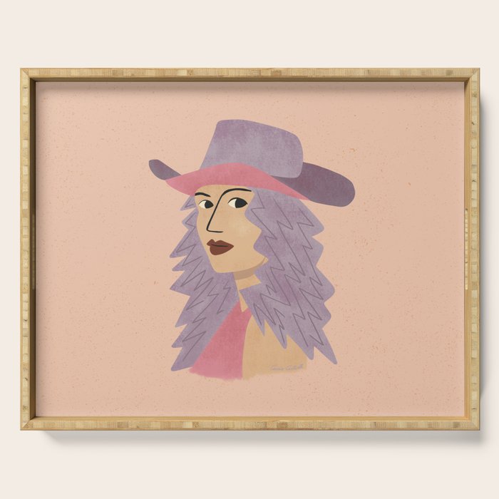 Disco Cowgirl Serving Tray Gallery Image 1
