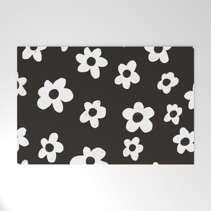 Black garden Welcome Mat Gallery Image 1