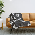 Black garden Throw Blanket Gallery Image 1