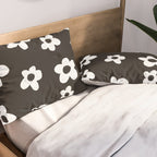Black garden Pillow Sham Gallery Image 2