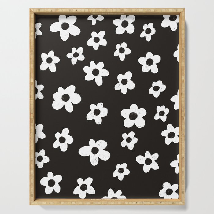 Black garden Serving Tray Gallery Image 1