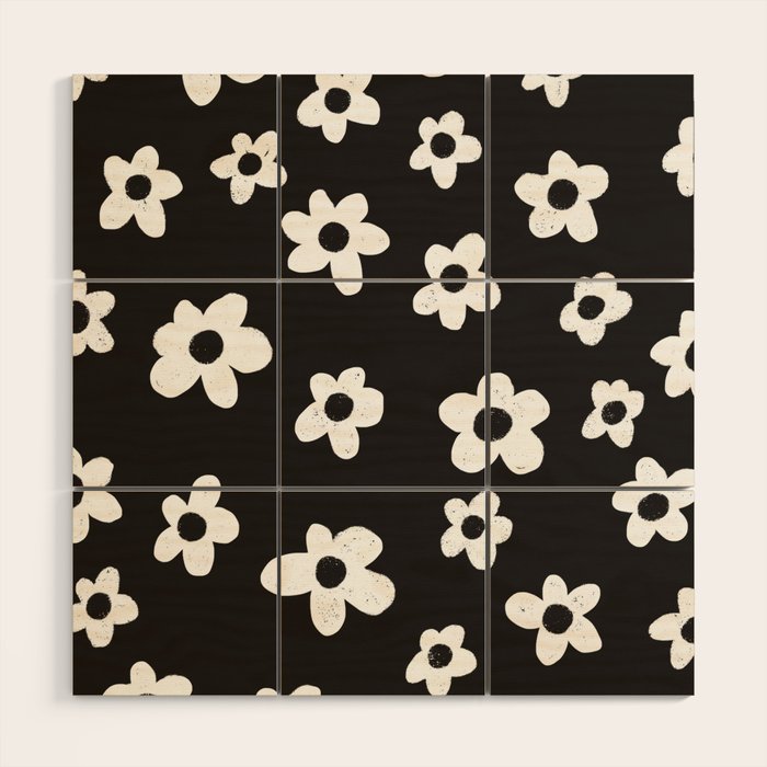 Black garden Wood Wall Art Gallery Image 1