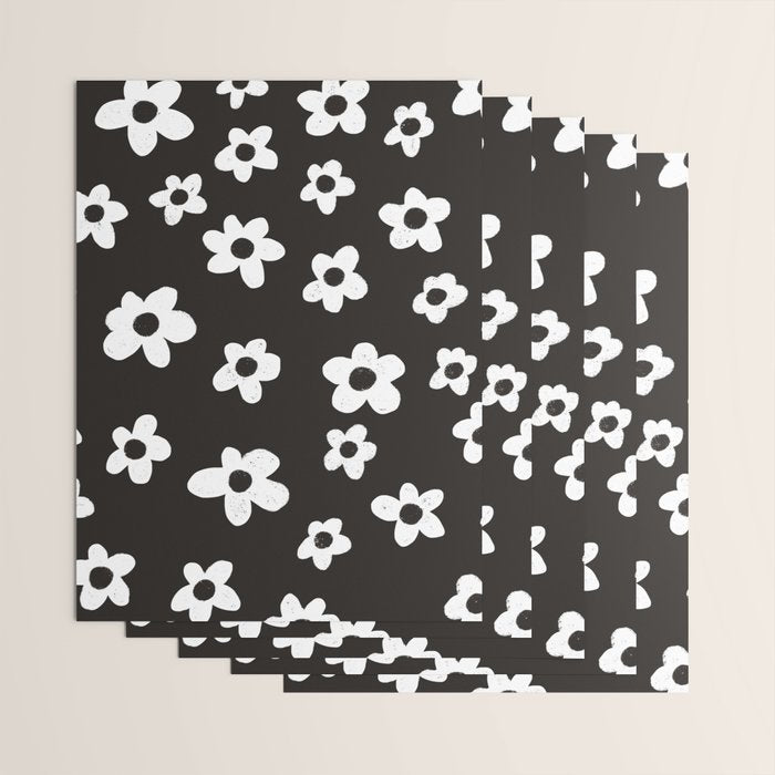 Black garden Wrapping Paper Gallery Image 3
