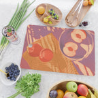 White Peaches Still Life Cutting Board Gallery Image 2