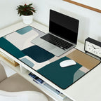 Geometric composition square Desk Mat Gallery Image 2