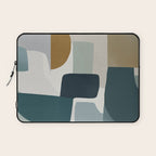 Geometric composition square Laptop Sleeve Gallery Image 1