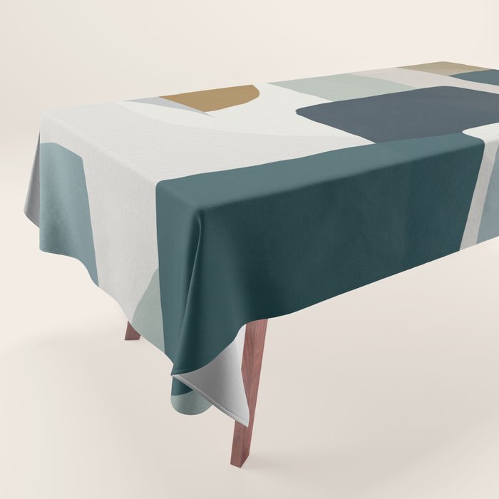 Geometric composition square Tablecloth Gallery Image 1