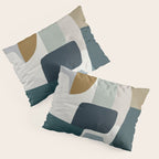 Geometric composition square Pillow Sham Gallery Image 3