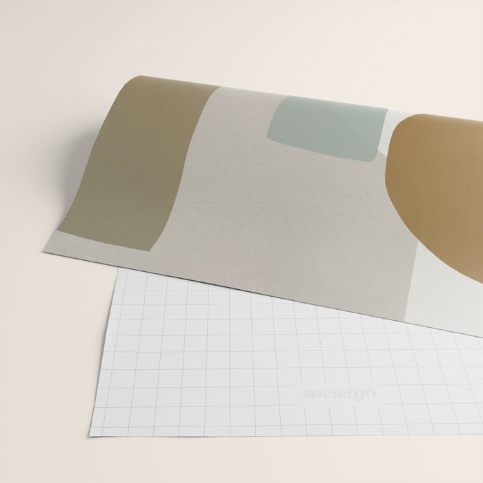 Geometric composition square Wrapping Paper Gallery Image 2