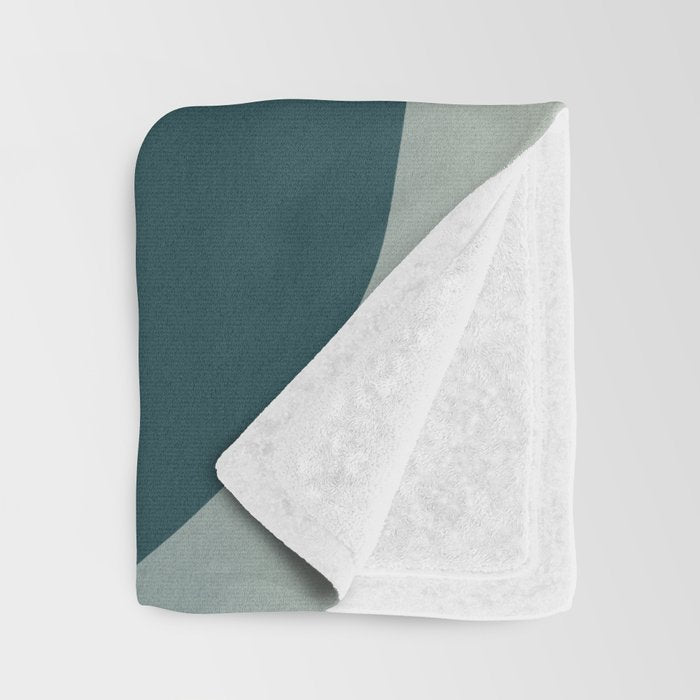 Geometric composition square Throw Blanket Gallery Image 3
