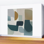 Geometric composition square Wall Mural Gallery Image 2