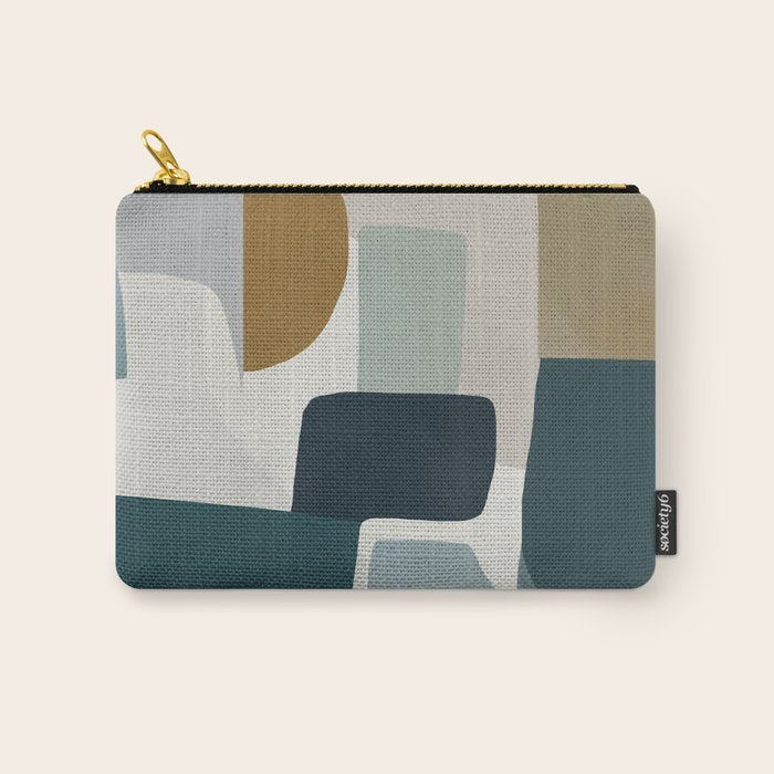 Geometric composition square Carry All Pouch Gallery Image 1