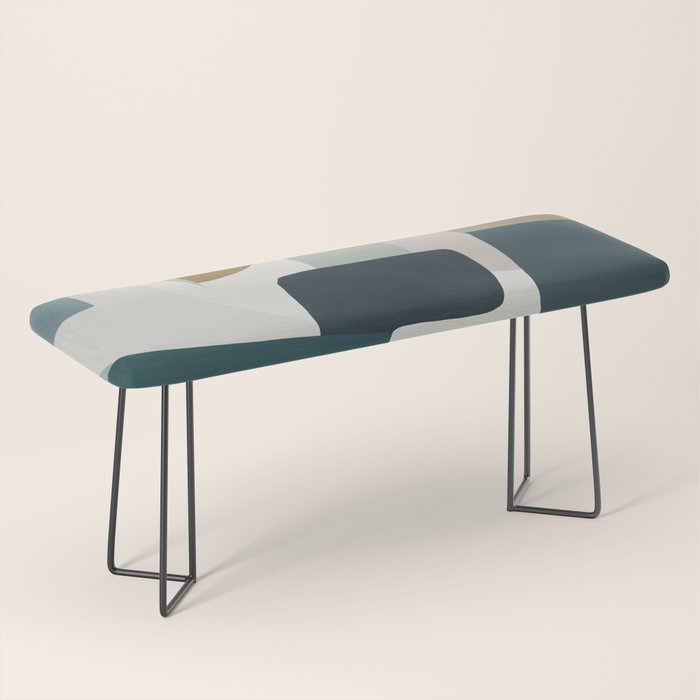 Geometric composition square Bench Gallery Image 1