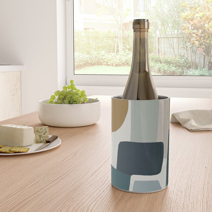 Geometric composition square Wine Chiller Gallery Image 4