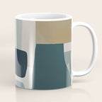 Geometric composition square Coffee Mug Gallery Image 1