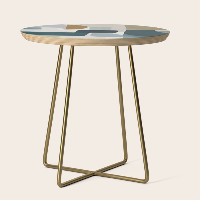 Geometric composition square Side Table Gallery Image 1