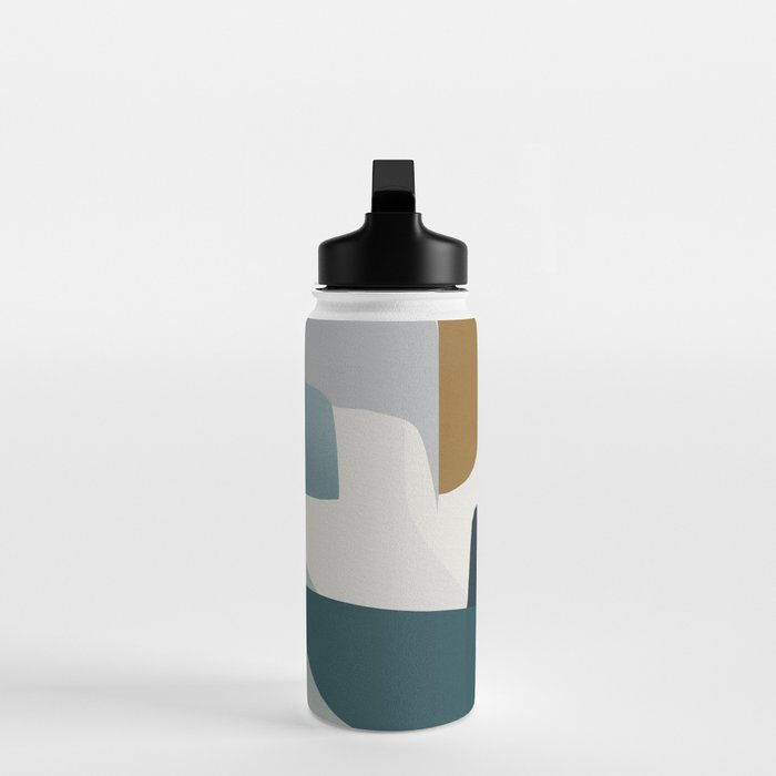 Geometric composition square Water Bottle Gallery Image 3