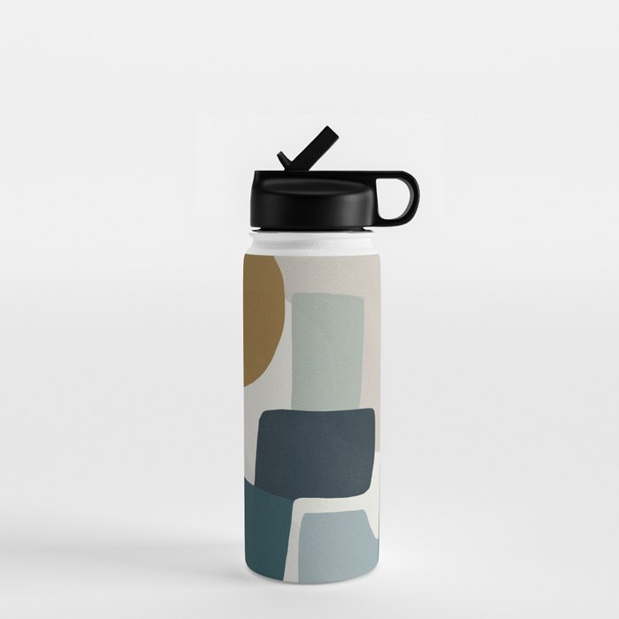 Geometric composition square Water Bottle Gallery Image 1