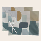 Geometric composition square Placemat Gallery Image 1