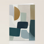 Geometric composition square Stationery Card Gallery Image 2