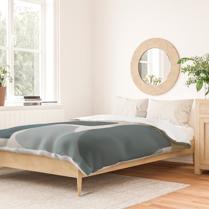 Geometric composition square Duvet Cover Gallery Image 2