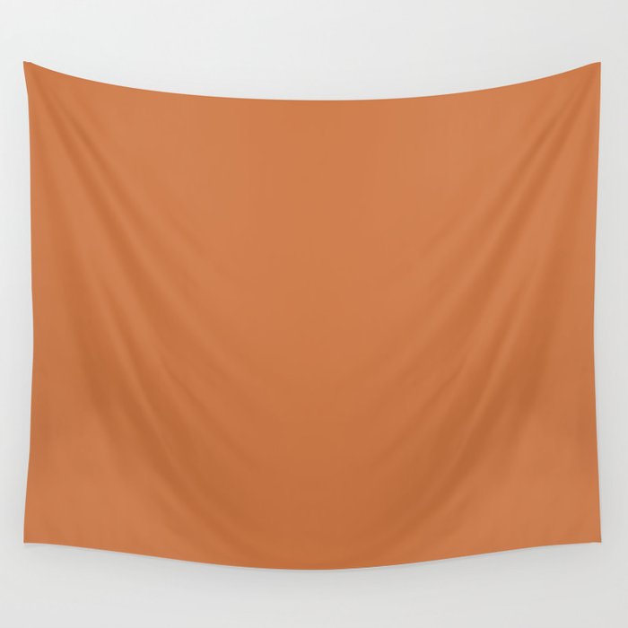 Solid Terracotta Wall Tapestry Gallery Image 4