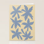 Palm Trees - Blue and Cream Stationery Card Gallery Image 2