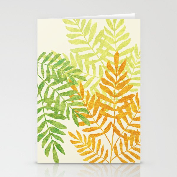 Bright Young Ferns Stationery Card Gallery Image 1