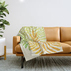 Bright Young Ferns Throw Blanket Gallery Image 1