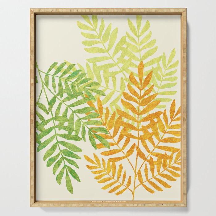 Bright Young Ferns Serving Tray Gallery Image 1