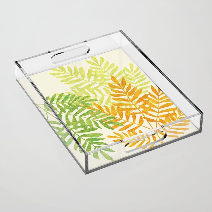 Bright Young Ferns Acrylic Tray Gallery Image 1
