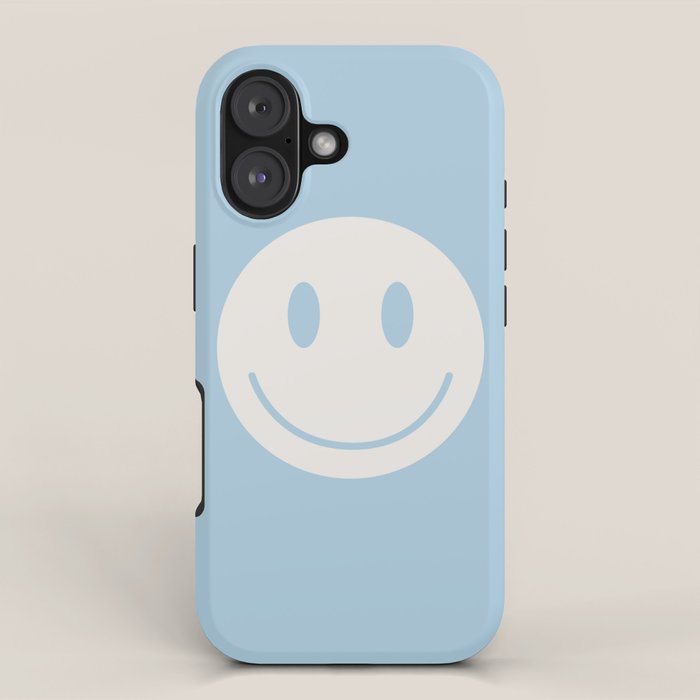 Happy Thoughts Baby Blue iPhone Case Gallery Image 1