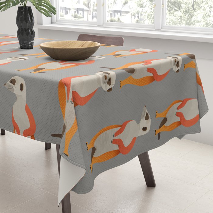 Whimsy Meerkats Tablecloth Gallery Image 3