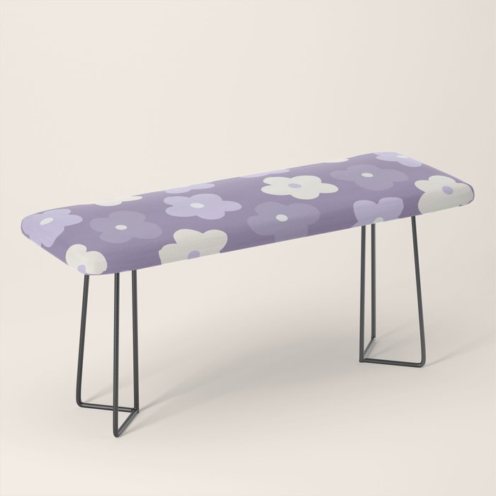 Purple Flowers Bench Gallery Image 1