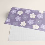 Purple Flowers Wrapping Paper Gallery Image 2