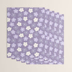 Purple Flowers Wrapping Paper Gallery Image 3