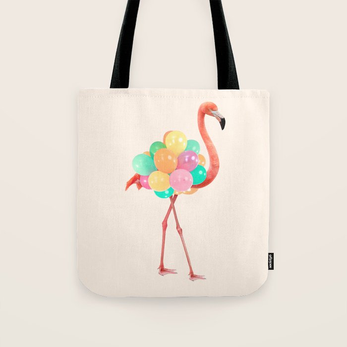 FLAMINGO PARTY Tote Bag Gallery Image 1