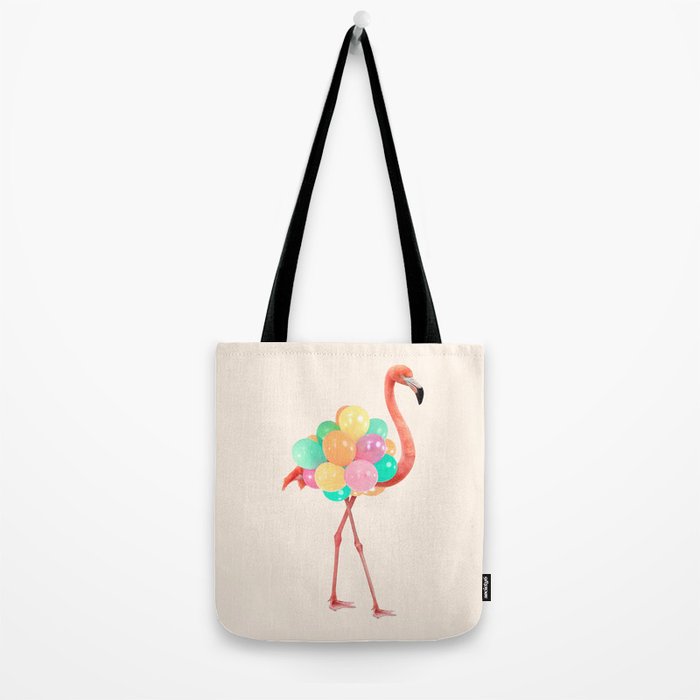 FLAMINGO PARTY Tote Bag Gallery Image 2