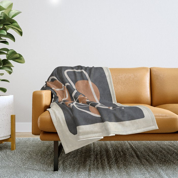 Spatial elegance 2 Throw Blanket Gallery Image 1