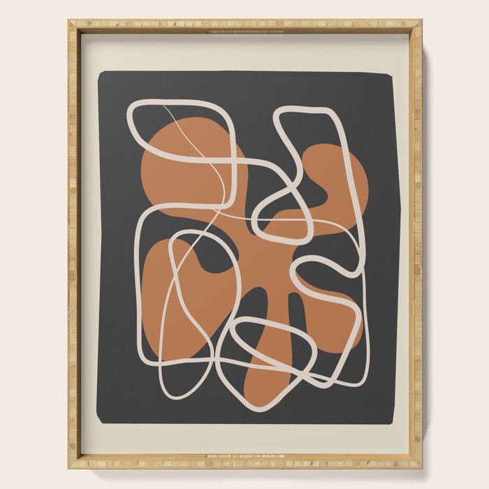 Spatial elegance 2 Serving Tray Gallery Image 1