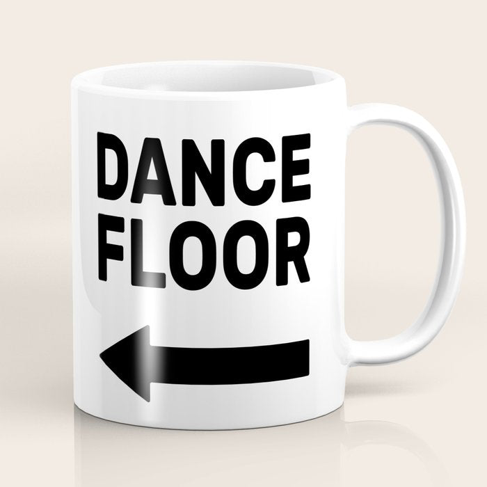 Dance floor (arrow pointing left) Coffee Mug Gallery Image 1