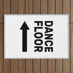 Dance floor (arrow pointing left) Outdoor Rug Gallery Image 1