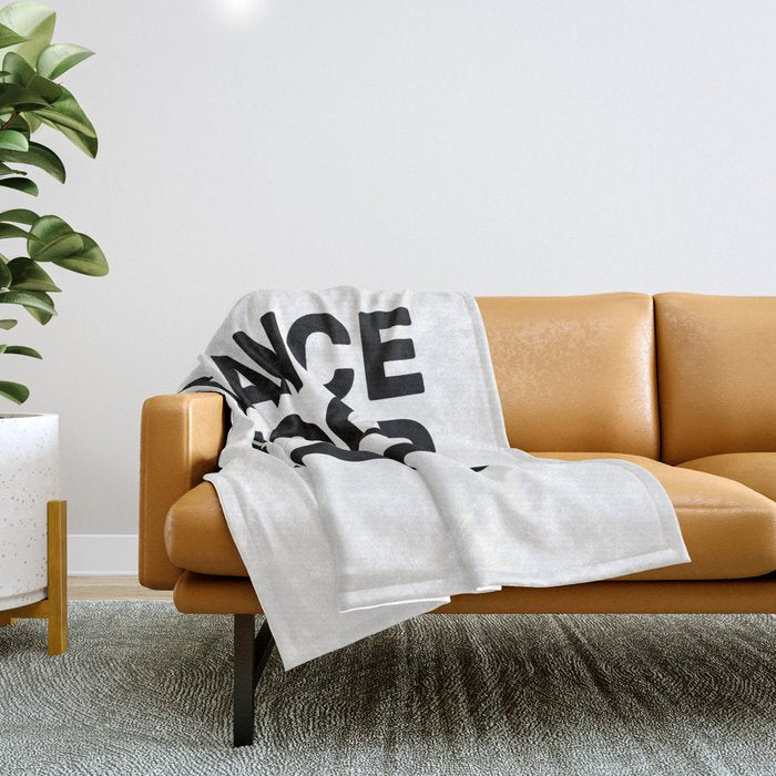 Dance floor (arrow pointing left) Throw Blanket Gallery Image 1